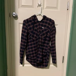 Hooded flannel